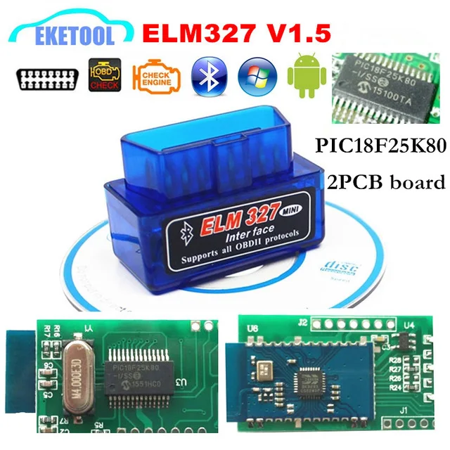 Для android v 1.5 pic18f25k80 bluetooth elm327. Cканер elm327 obd2 v1. 5 pic18f25k80 wifi. elm327 чип pic18f25k80. elm327 obd2 v1.5 bluetooth на чипе pic18f25k80. elm327 версия 1.5 pic18f25k80.