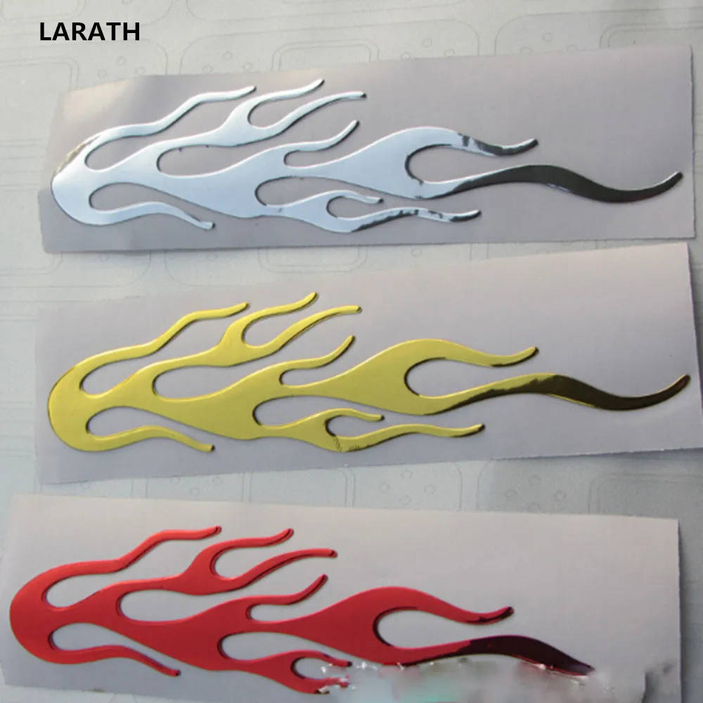 

3 colors Helpful Personalized Car Motorcycle 3D Flame Fire Reflective Sticker Vinyl Decal