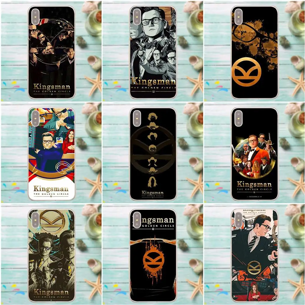 

Kingsman The Golden Circle Soft Case Protective For Galaxy Alpha Core Note 2 3 4 S2 A10 A20 A20E A30 A40 A50 A60 A70 M10 M20 M30