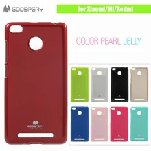 Оригинал МЕРКУРИЙ GOOSPERY для Hongmi Xiaomi Note 4 4i 5 5S 5 sPlus Redmi 2 Note2 3 3 s 4 Флэш-Порошок Желе ТПУ Черный Телефон Case