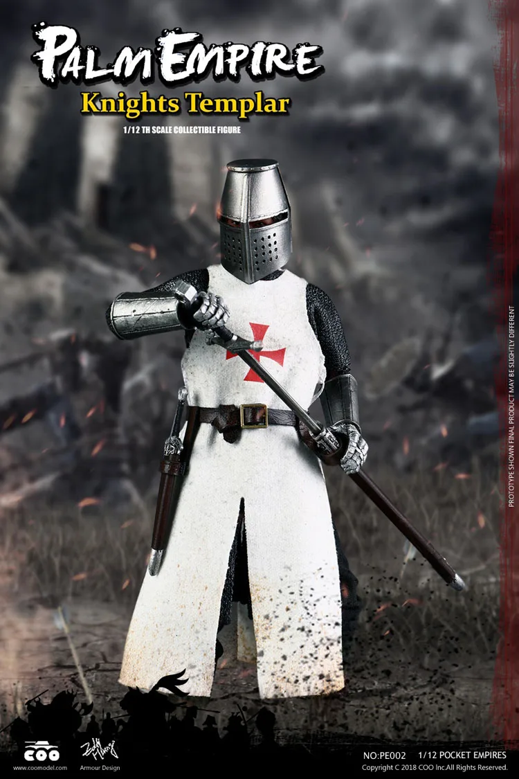 COOMODEL масштаб 1/12 Teutonic Templar хирургическая модель рыцарских воинов Мужская экшн