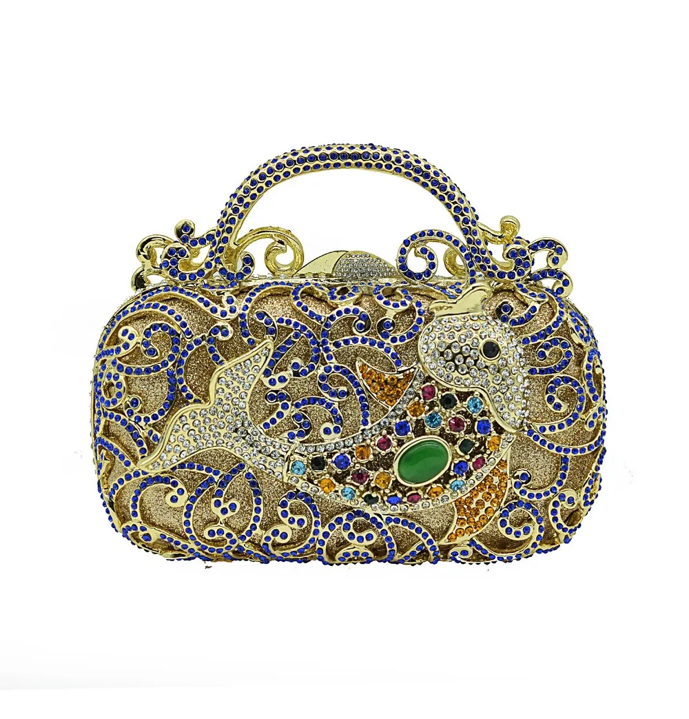 Cocktail Mariage Sac Bandoulière As Bourse À Sacs Main Dîner Messenger Soirée Same De Cristal Color Femmes Lady D'embrayage color Évider Portefeuille Pictur YzFq8B4x
