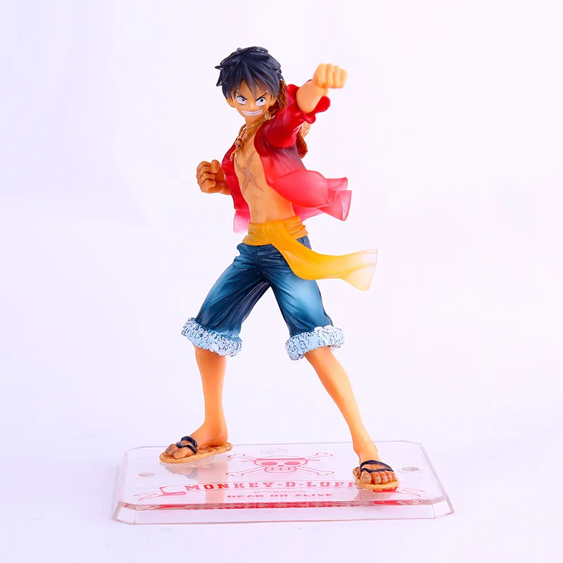 Anime One Piece Monkey D Luffy Action Heroes PVC Action Figure