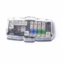 

Low Voltage 12V Multi Functional LED Car Audio Stereo Mini ANL Fuse Box With 4 Way Fuse block 30A 60A 80Amp and Distribution Box