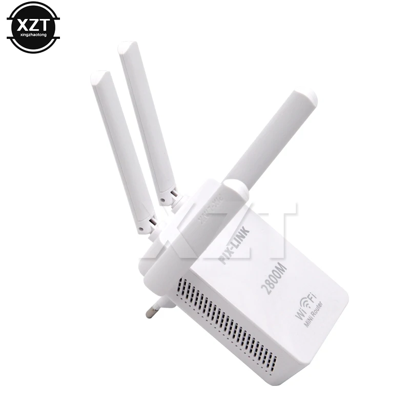 Мини Wi-Fi ретранслятор/маршрутизатор/точка доступа Wi-Fi расширитель диапазона с 4 внешними антеннами WPS защита EU/US штекер WiFi маршрутизатор