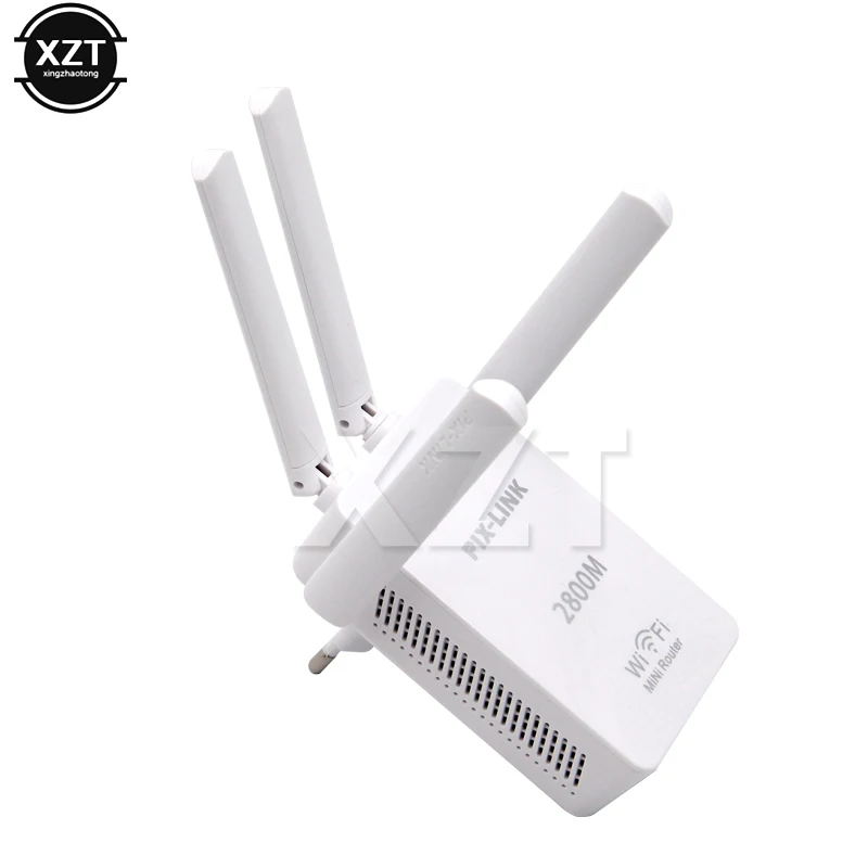 Mini WiFi Repeater / Router / Access Point Wi-Fi Range Extender with 4 External Antennas WPS Protection EU/US Plug wifi Router wifi 6 mesh router