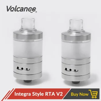 

Volcanee SXK Integra Style MTL RTA V2 4.0ml Top Fill 304L SS Cotton Liquid Air Flow Control Vape Tank Atomizer for eCig Box Mod