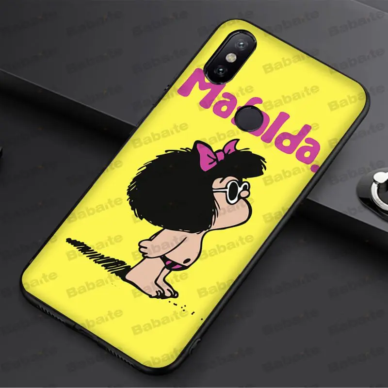 Чехол для телефона babaite Mafalda с рисунком чехол redmi 5plus 5A 6pro 4X note5A note4x note6pro note7