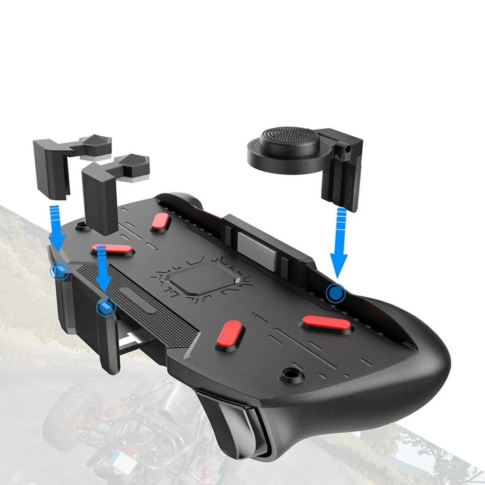  Gaming Joystick Handle Holder Mobile Game Trigger gamepad shooter Fire Button Handle for PUBG L1R1 