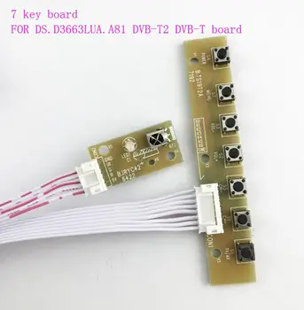 

7 key board for DS.D3663LUA.A81 DVB-T2 DVB-T driver board