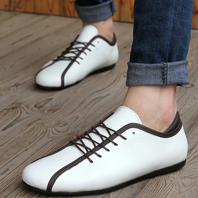 D'affaires Printemps Mocassins Chaussures Nouveau Suede En yellow light Appartements Véritable Décontractée White Homme dark Suede Vache Blue Été blue Style Mâle Cuir Mode black Suede xBCdoe
