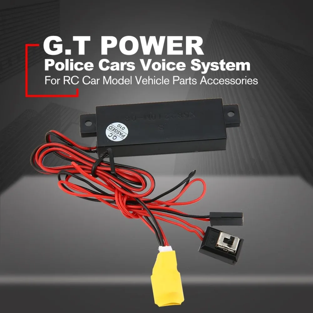 

G.T POWER RC Cop Police Cars Voice System Audio Sound Simulator for RC Car Model Vehicle Parts Accessories