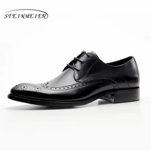 Mens formal shoes leather men dress oxford shoes for men dressing wedding business office shoes lace up male zapatos de hombre