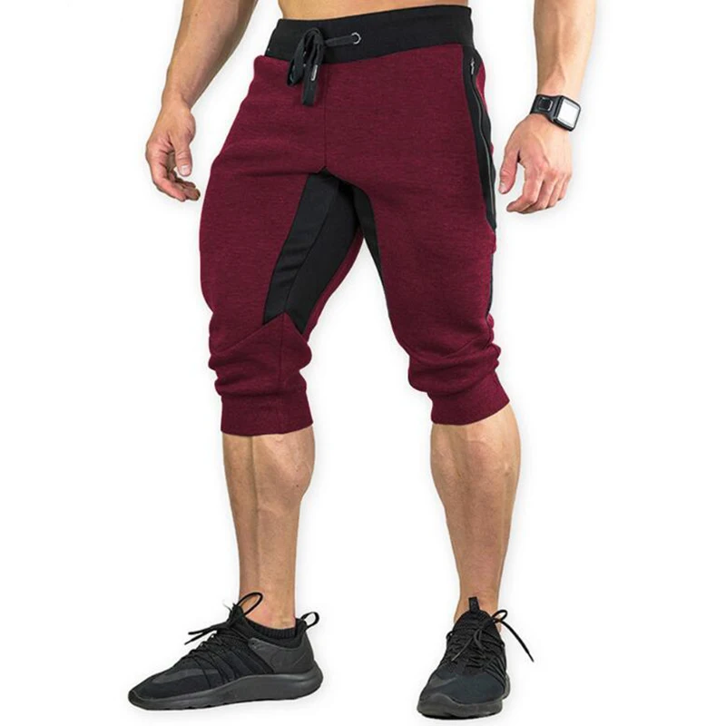 white joggers Autumn Brand Gyms Calf Length Pants Men Joggers Casual Sweatpants Trousers Sporting Clothing high quality Bodybuilding Pants fruit of the loom sweatpants