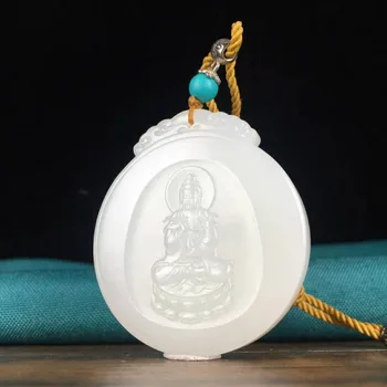 

h1#Exquisite Hetian jade carving pendant