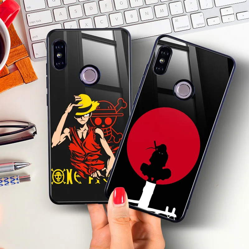 Cartoon Tempered Glass Case For Xiaomi 9 SE 8 Lite Redmi Note 5 6 redmi Cover |