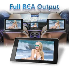9 дюймов TFT Цвет ЖК-дисплей подголовник DVD мониторы 1024×600 HD вход радио AV Monitor для car audio DVD плеер