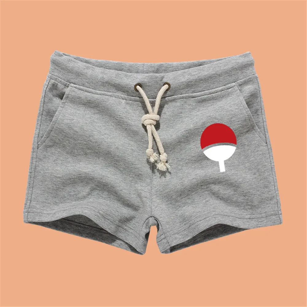 Летние пляжные шорты с 3D принтом аниме Наруто Акацуки Какаши повседневные короткие штаны с карманами для костюмированной вечеринки повседневные шорты для бега