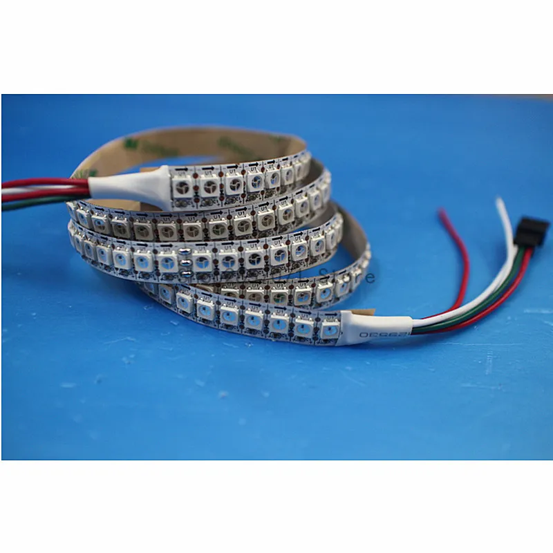 SZRZGT WS2812B 5050 RGB Светодиодная лента 5 м 150 300 светодиодов 144 30 светодиодов/м