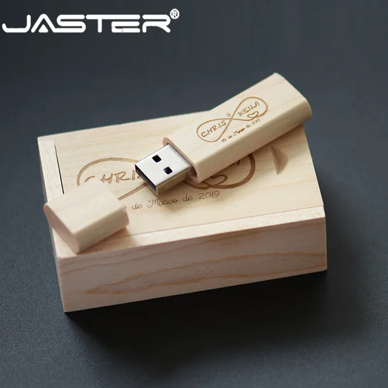 JASTER креативный деревянный флэш накопитель 4 ГБ/8 ГБ/16 ГБ/32 ГБ/64 ГБ USB 2 0 Внешний