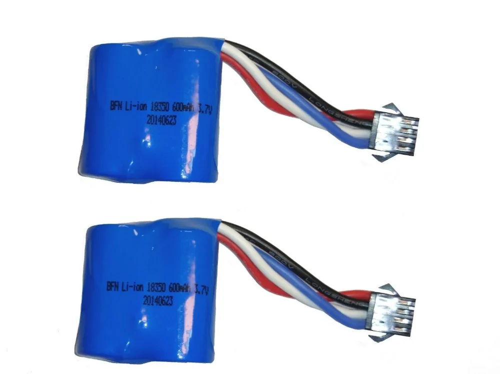 2 pcs Replacement battery for UDI R/C UDI001 Venom Speed Boat 7.4V 600mAh Li-ion Battery | Игрушки и хобби