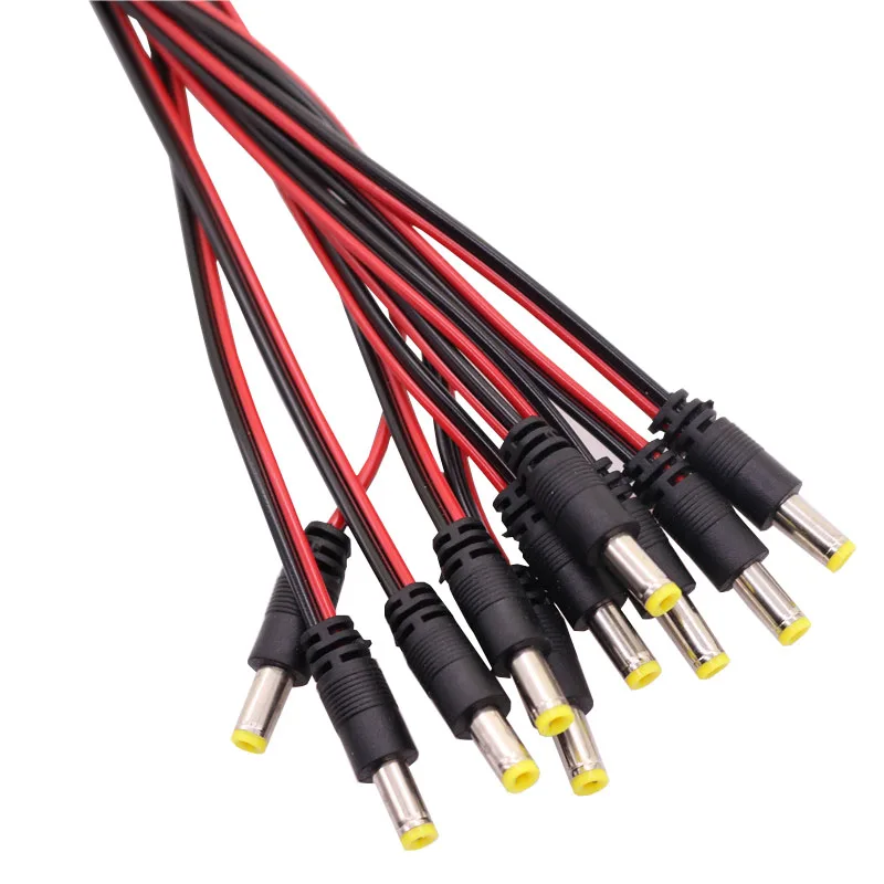 

Wholesale Precision Electronics 3pcs / Lot Dc Cable Black Red Parallel Length 28cm Dc Short Cable 5.5 * 2.1
