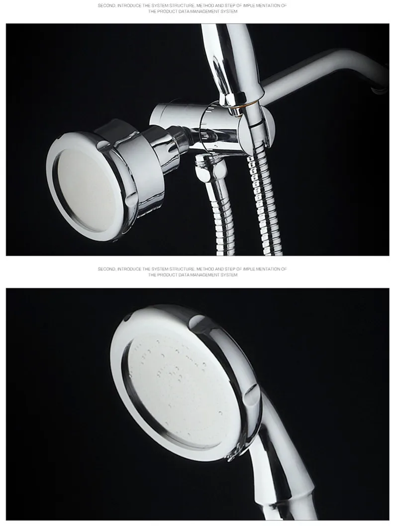 Новое поступление ABS нано-под давлением ручной душ и Showerhead Combo душевая Системы Стандартный G1/2 воды совместных Ванная комната Душ комплект
