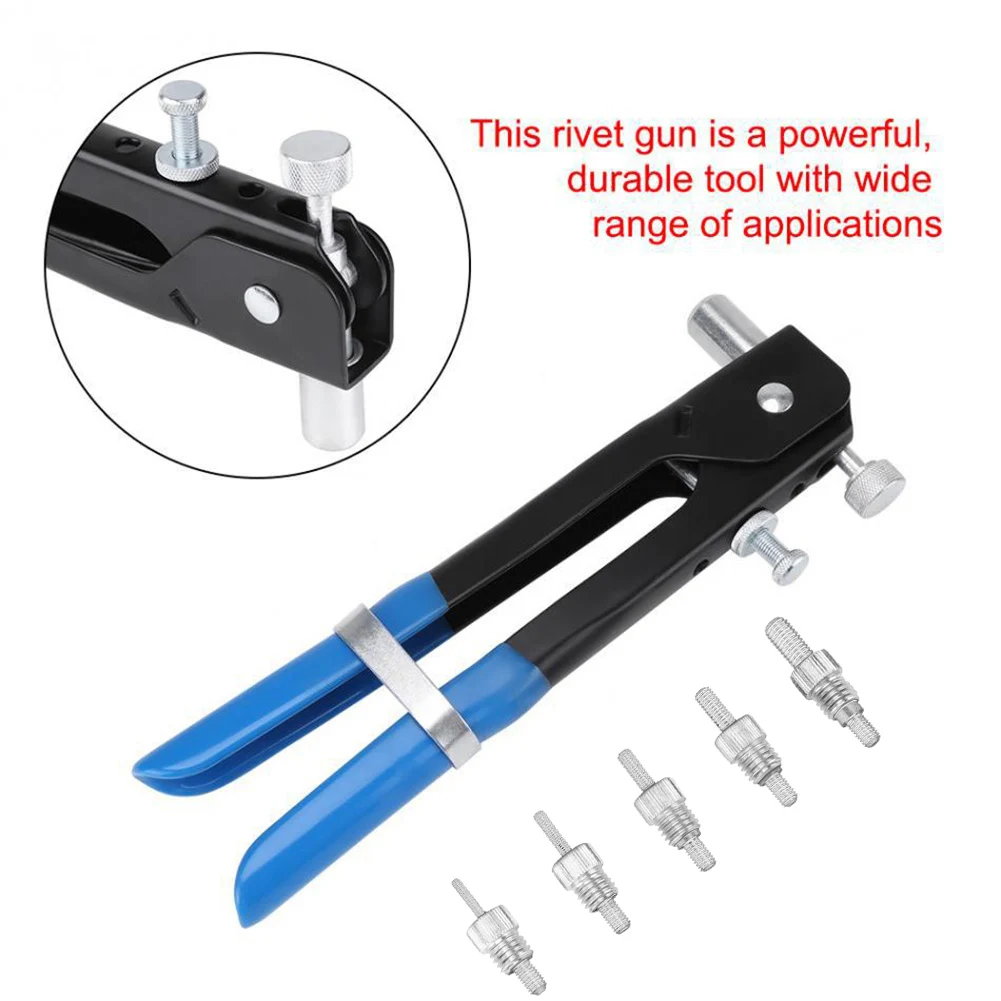 

HOT 106Pcs Manual Rivet Guns Threaded Rivet Nut Fastener Kit Set Riveter Tools Kit TI99