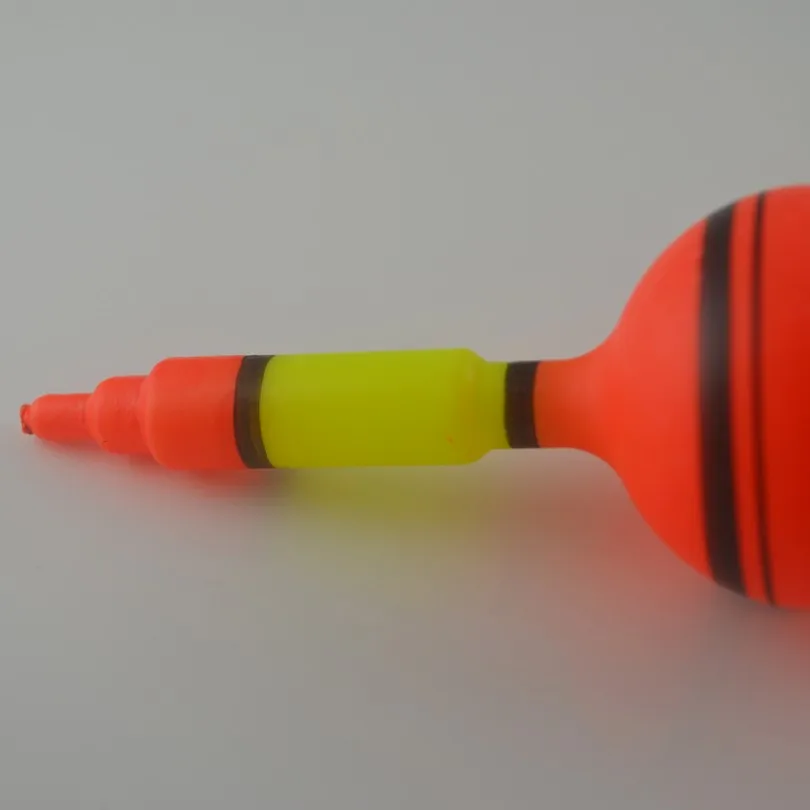 Flutuadores de Pesca Mnft Lote Cor Brilhante Bobbers Bola Flutuador 13*3.5cm Mar Pesca Grande Barriga Forma Boia Vertical 50 Pçs - 4 de pesca bobbers bola flutuador 13*3.5cm mar