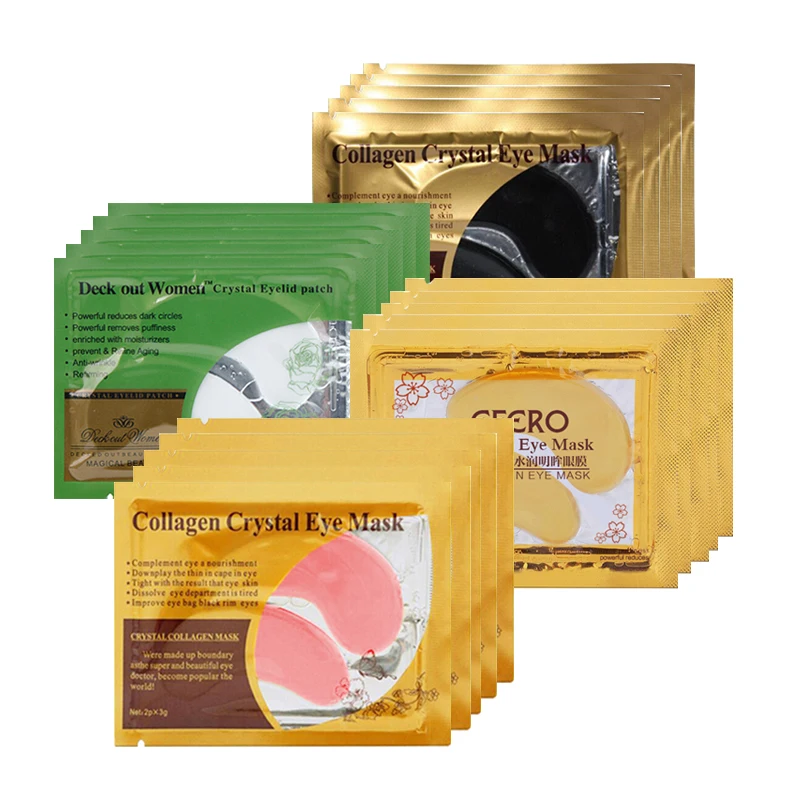 

efero 5pair=10pcs Collagen Eye Mask Face Mask Eye Patches for Face Care Anti Aging Dark Circles Puffiness Eye Pads Eyes Essence
