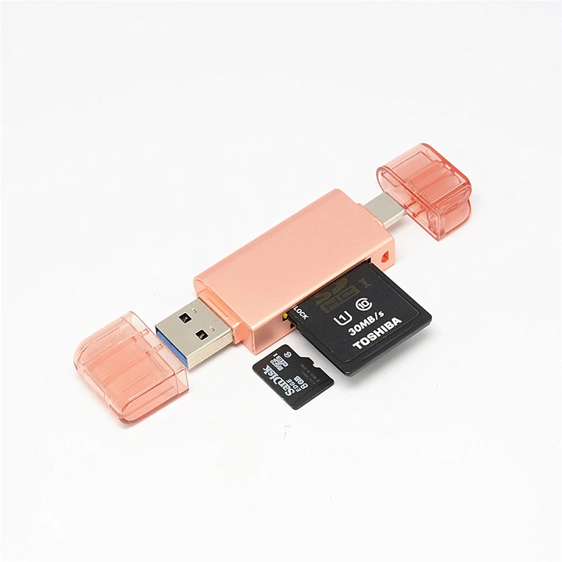 USB 3,0+ type-C+ Micro USB кард-ридер SD TF карта OTG адаптер мобильный телефон USB C кард-ридер для телефона компьютер