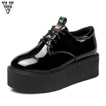 

VTOTA Fashion Platform Women Shoes Spring Autumn Shoes Woman Sneakers Shallow Loafers Heigh Increasing Zapatos Mujer FC16