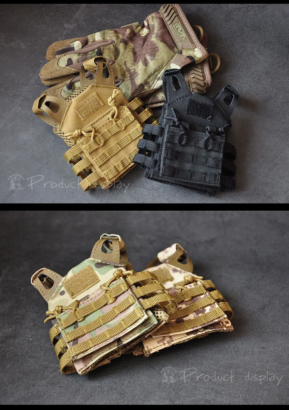 SINAIRSOFT JPC тактический военный Molle мини жилет koozie охотничий Открытый регулируемый ремень журнал орнамент кулон США