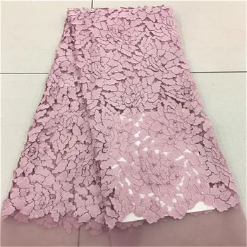 

Nigerian French Lace Fabrics 2018 New Design Beaded African Tulle Lace Fabric High Quality African Lace Fabric For Wedding Dress