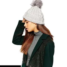 Mingjiebihuo унисекс новые модные волна твист вязание милые волосы мяч теплая шерсть шляпа