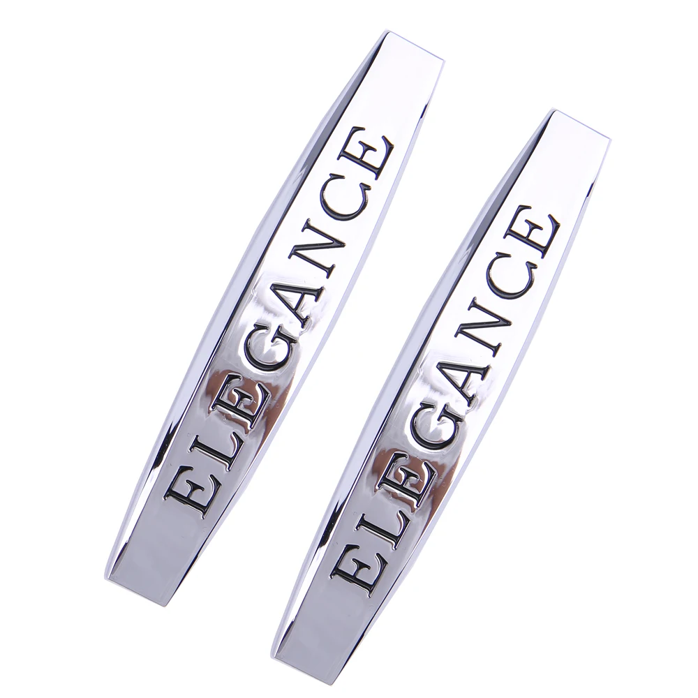 

For Mercedes Benz ELEGANCE W210 W211 W124 W203 G500 S320 Car Exterior Styling Sticker Decoration Vehicle Metal Emblem Badge