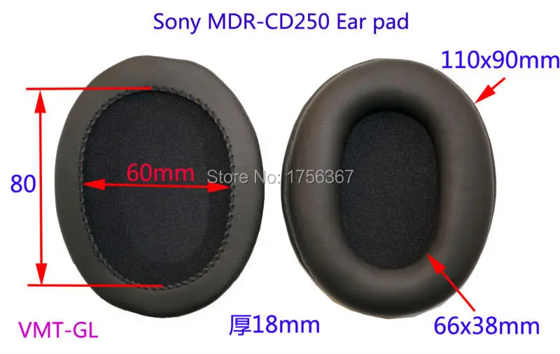 Ear pads replacement cover for SONY MDR CD250 Headphones earmuffes headphone cushion 
