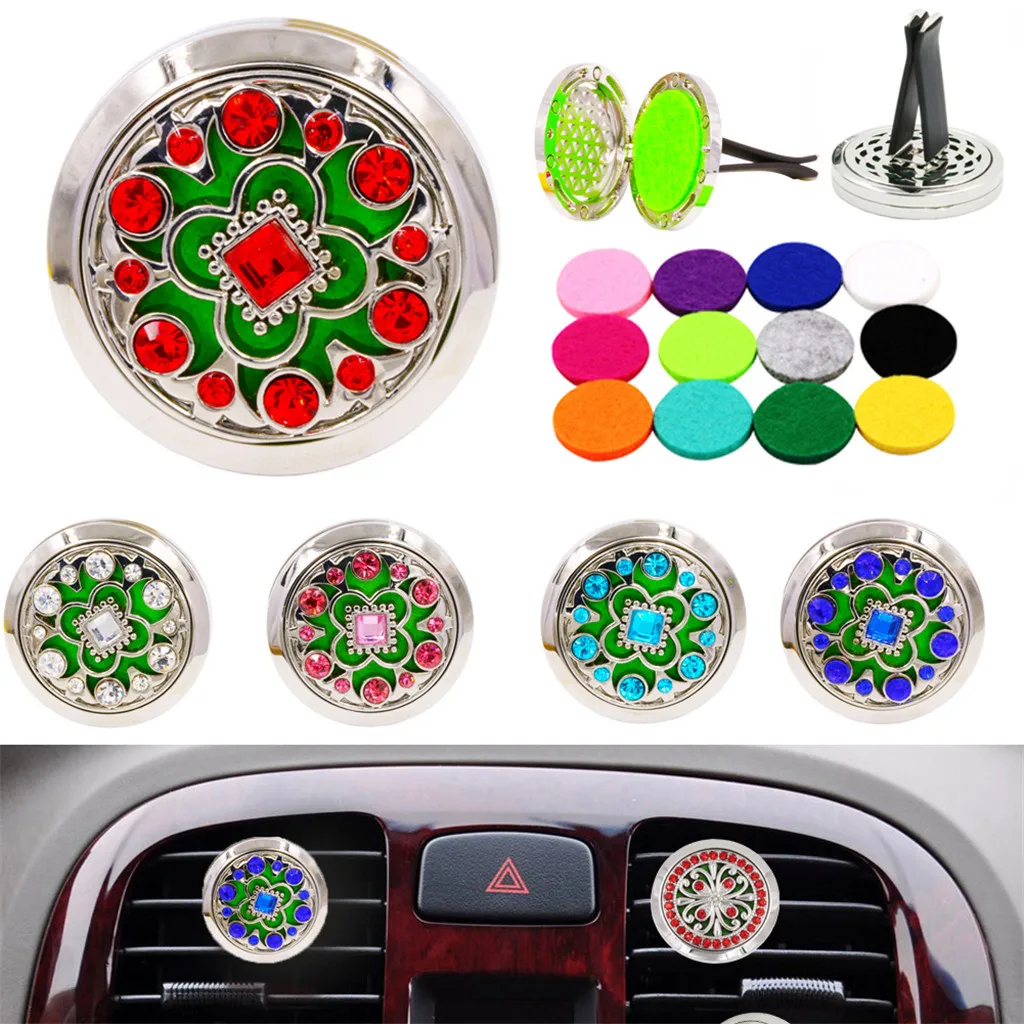 

Car Air Freshener Perfume Diffuser Clip Air Vent Essential Oil Perfume locket ambientador coche Auto Accessories Car Styling