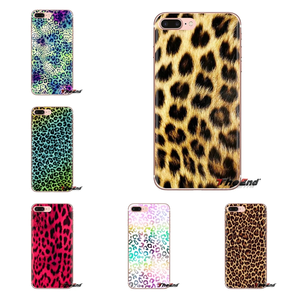 For Samsung Galaxy J1 J2 J3 J4 J5 J6 J7 J8 Plus 2018 Prime 2015 2016 2017 TPU Transparent Cover Brown Gold Yellow Pastel Leopard |