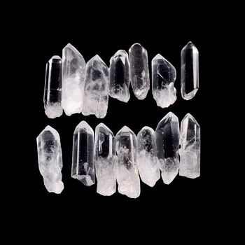 

50g Point Healing Wand Treatment Stone Tibet Natural Clear Crystal White Quartz Points Terminated Wand Specimen Crystal Stone