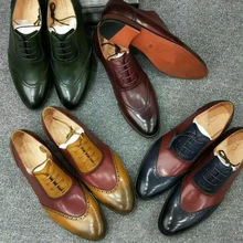 Men’s brogue handmade oxford shoes