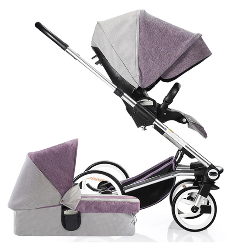 Hot Sale!! Luxury Baby Stroller 2 in 1 for Infant Newborn,Stroller High Landscape Baby Pram Pushchair,Bassinet Stroller System Wholesale Mother & Kids