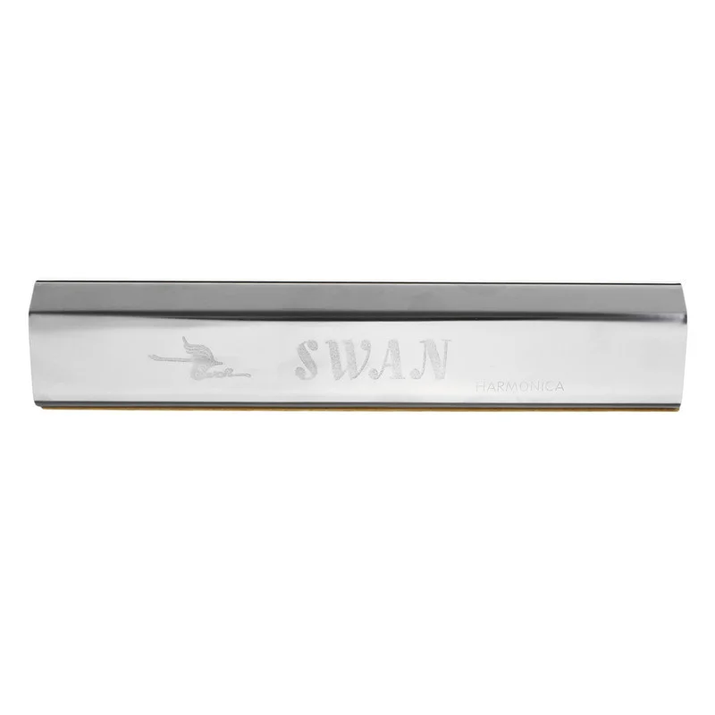 

Top-level 24 Holes Harmonica Key of C Copper Board Echoing Harmonica Woodwind Musical Instrument Swan Harmonicas In Paper Box