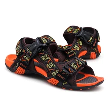 Летние уличные повседневные сандалии для мужчин; модные Нескользящие пляжные сандалии-гладиаторы; Мужская Летняя обувь; 2#15D50