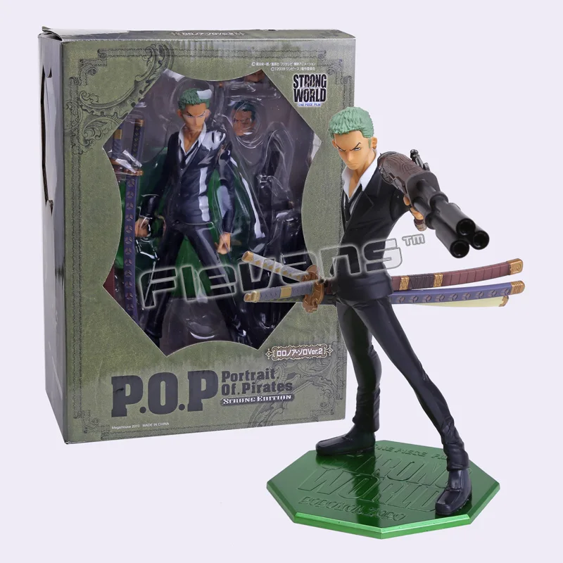 

Anime ONE PIECE POP Roronoa Zoro PVC Action Figure Collectible Toy 23cm