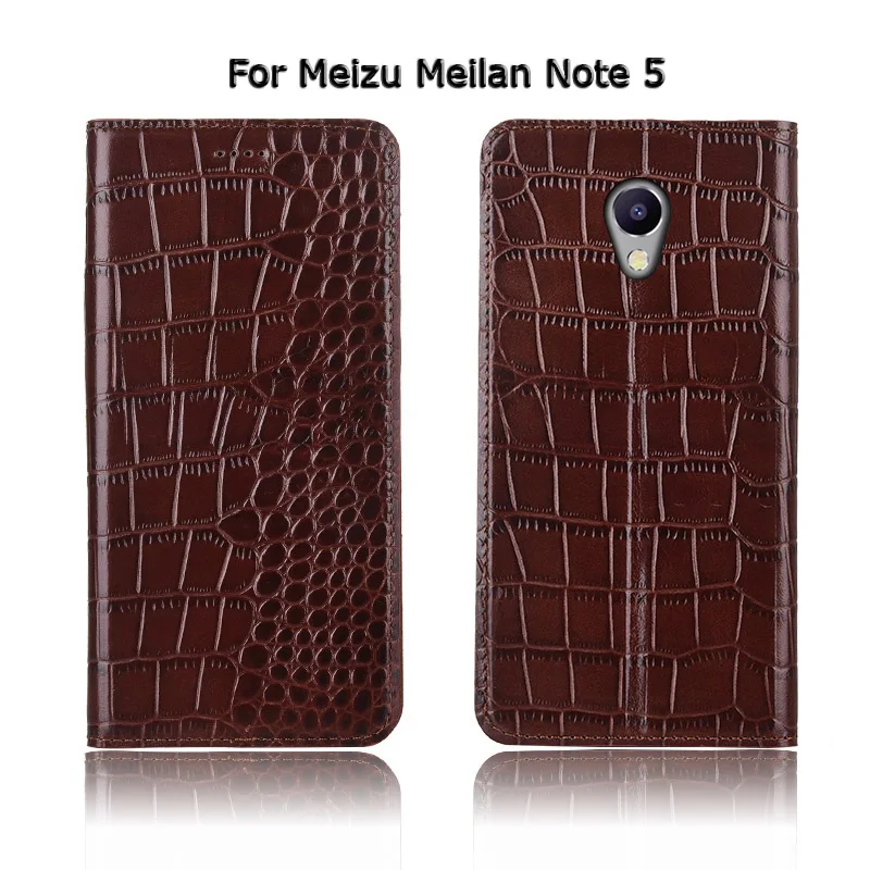 Для карт и узором «крокодиловая кожа» чехол для телефона чехол для Meizu meilan Note 5 6/Meizu M5 M6 Примечание из натуральной яловой кожи флип-чехол для телефона сумка