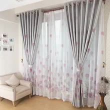 Одуванчик цветы Красивые дешевые занавески и шторы для столовой комнатные занавески украшения дома