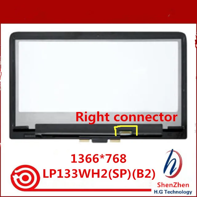 Новый сенсорный ЖК-дисплей 13 3 дюйма с дигитайзером в сборе для HP Pavilion X360 13-s 13-s120nr
