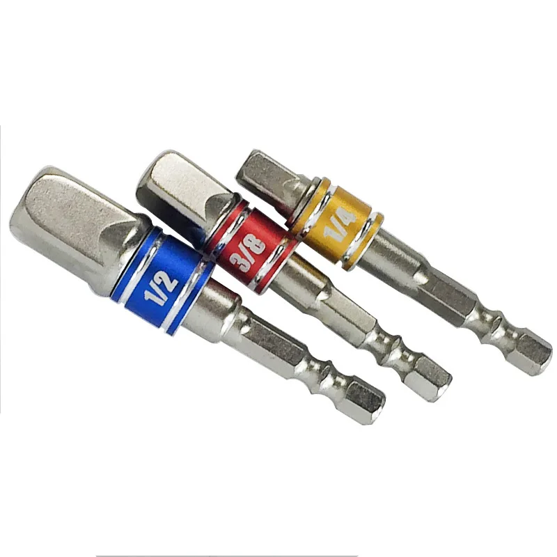

3pc Color Security Belt Beads Pole Universal Sleeve Hex Screwdriver Set Power tools Accessories