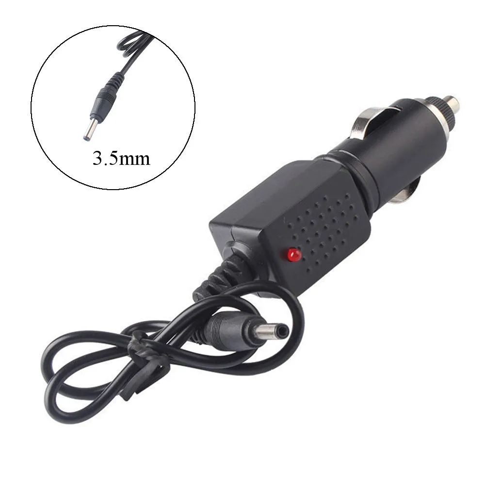 

3.5mm Port Car Power Charger Adapter 12V for LED Flashlight Lamp Light Torch Charger for 18650 Battery Car Charger
